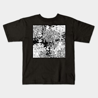 floral abstraction Kids T-Shirt